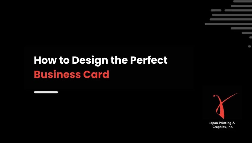 How to Design the Perfect Business Card Business Cards in NYC