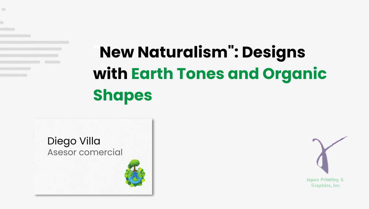New Naturalism Designs with Earth Tones and Organic Shapes