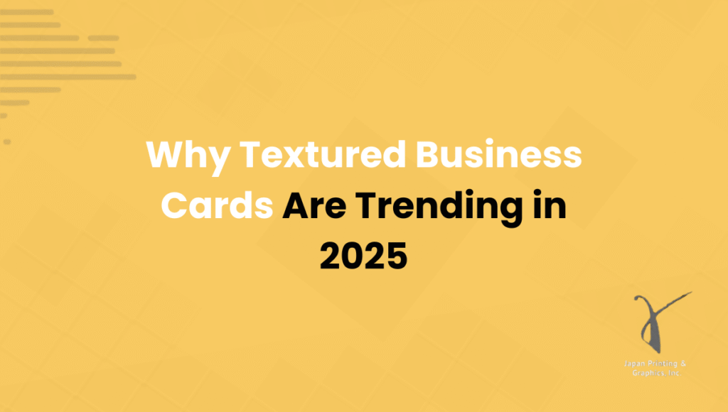 Why Textured Business Cards Are Trending in 2025