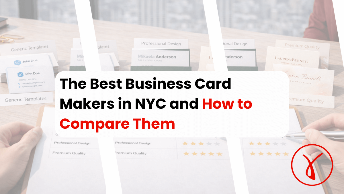 The Best Business Card Makers in NYC and How to Compare Them