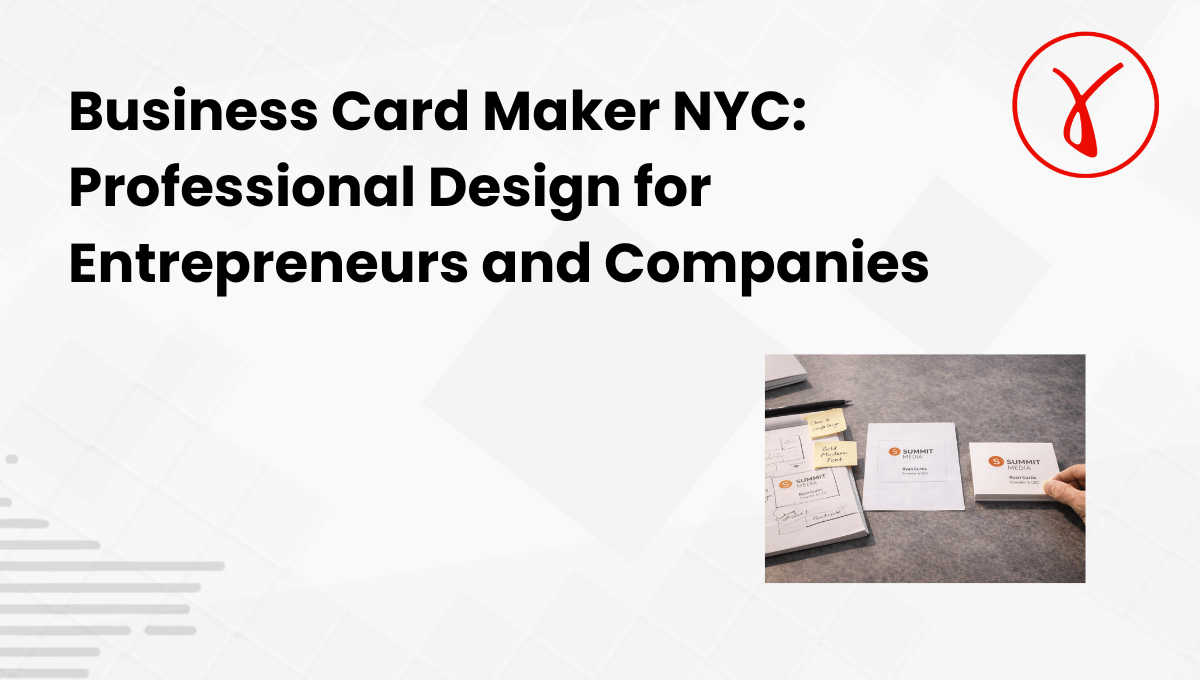 Business Card Maker NYC Professional Design for Entrepreneurs and Companies