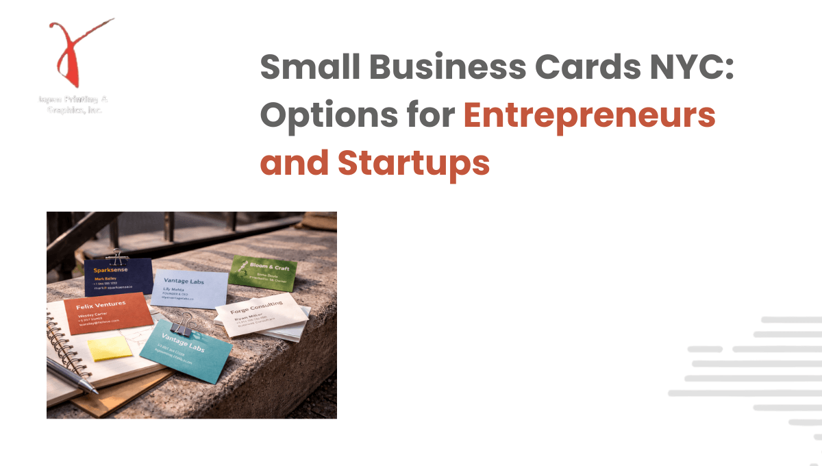 Small Business Cards NYC Options for Entrepreneurs and Startups