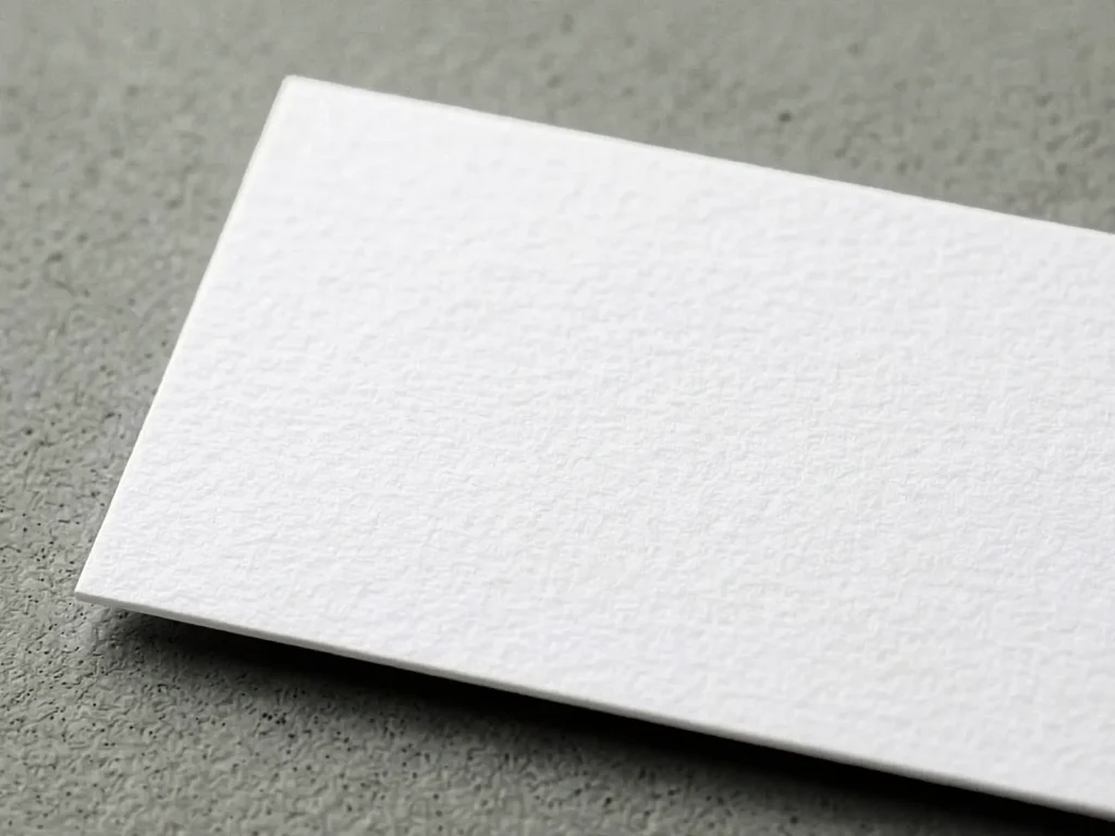 Soft, thick, and flexible Cotton business card paper, ideal for letterpress and foil printing, serving our design-focused clients in Brooklyn and Manhattan.