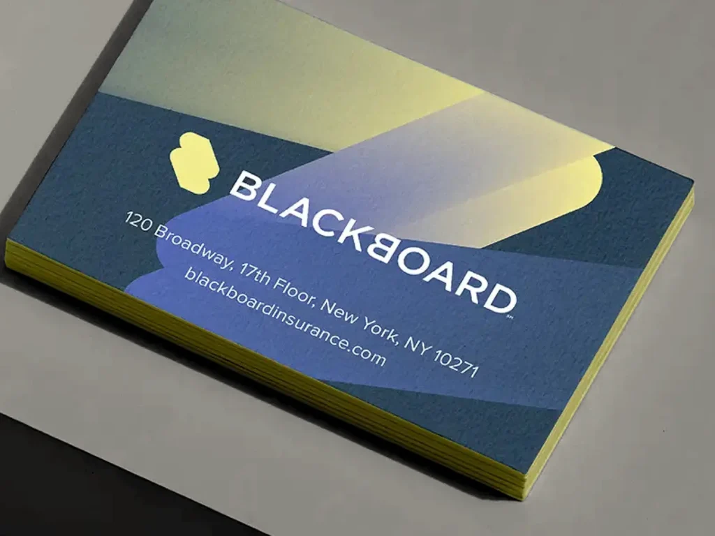 Bold premium business cards printed on ultra-thick paper at our print shop in NYC.