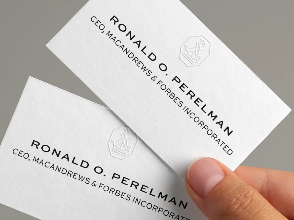 Clean and professional business cards that are easy to write on, designed and printed by Japan Printing and Graphics in New York City.